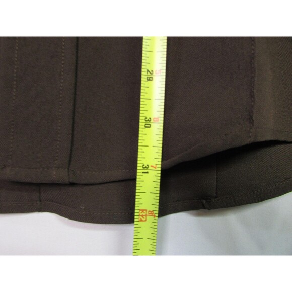 Elbeco TexTrop Shirt Mens 15.5 Brown Short Sleeve Police Uniform Zip Front - Picture 11 of 14